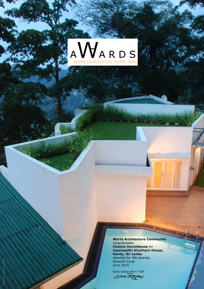 World famous awards architect sri lanka